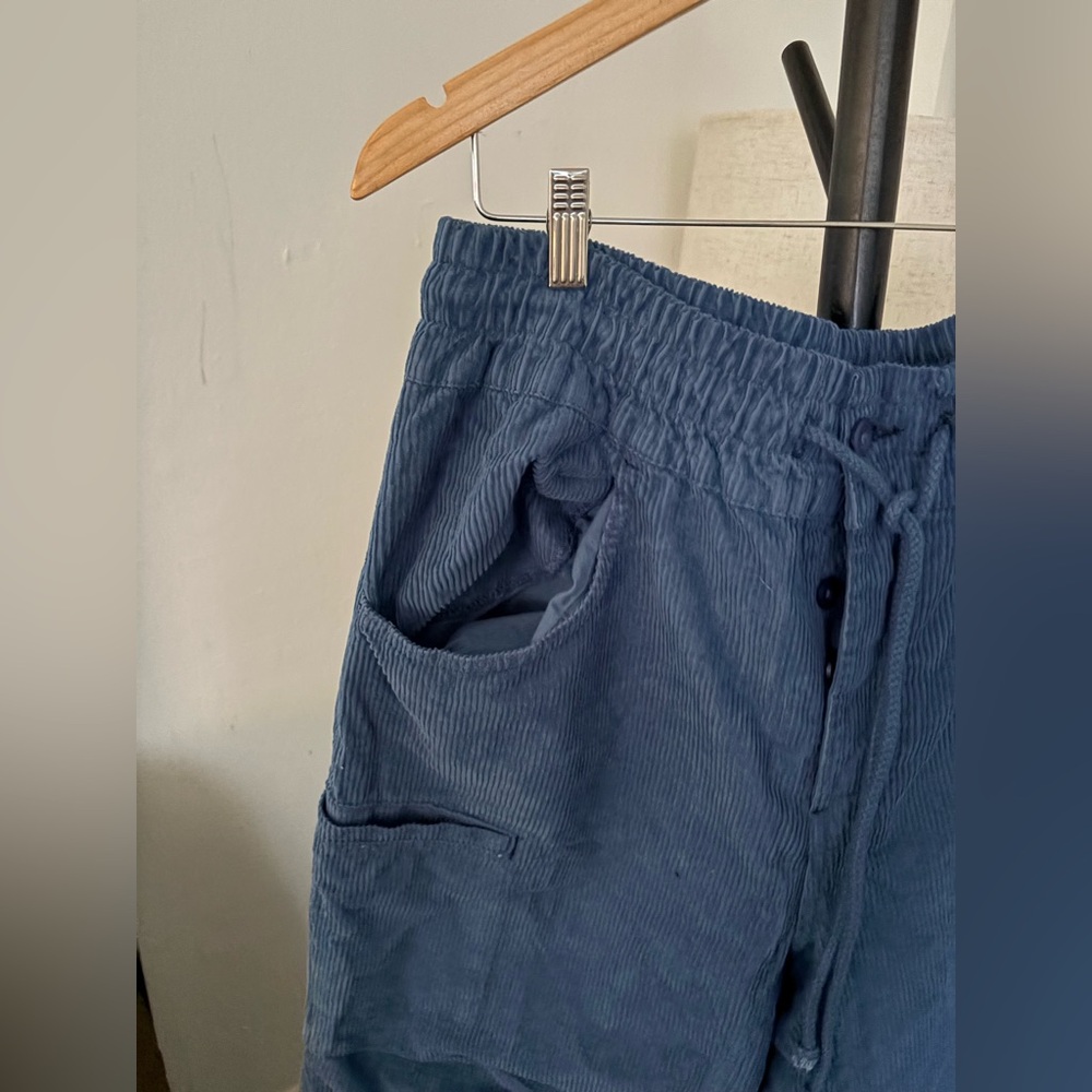 NWT We The Free Modern Love Drawstring Pants in Deep Blue Size L - Picture 5 of 7